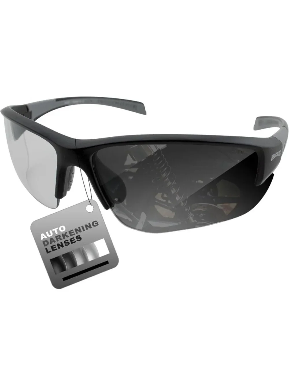 Photochromic Safety Sunglasses | Auto-Darkening Clear to Smoke Lens | ANSI Z87.1